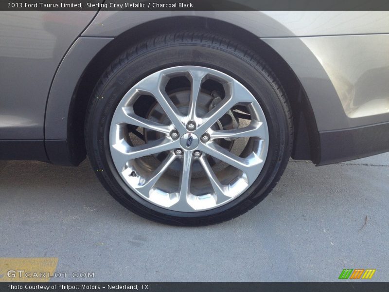 Sterling Gray Metallic / Charcoal Black 2013 Ford Taurus Limited