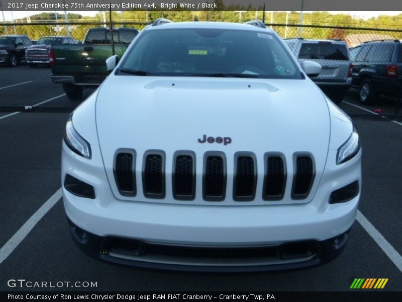 Bright White / Black 2017 Jeep Cherokee 75th Anniversary Edition 4x4