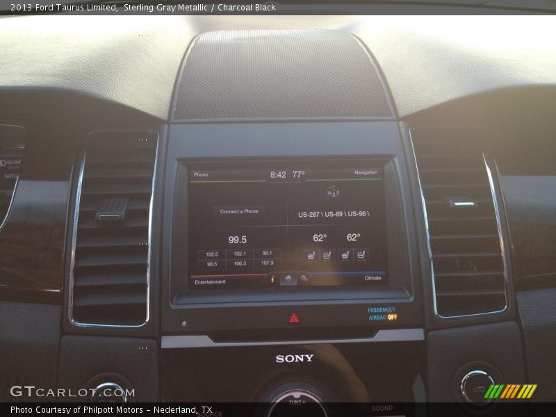 Sterling Gray Metallic / Charcoal Black 2013 Ford Taurus Limited