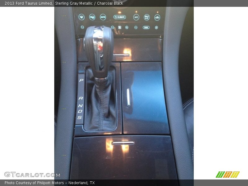 Sterling Gray Metallic / Charcoal Black 2013 Ford Taurus Limited