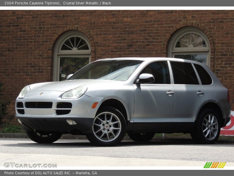 Crystal Silver Metallic / Black 2004 Porsche Cayenne Tiptronic