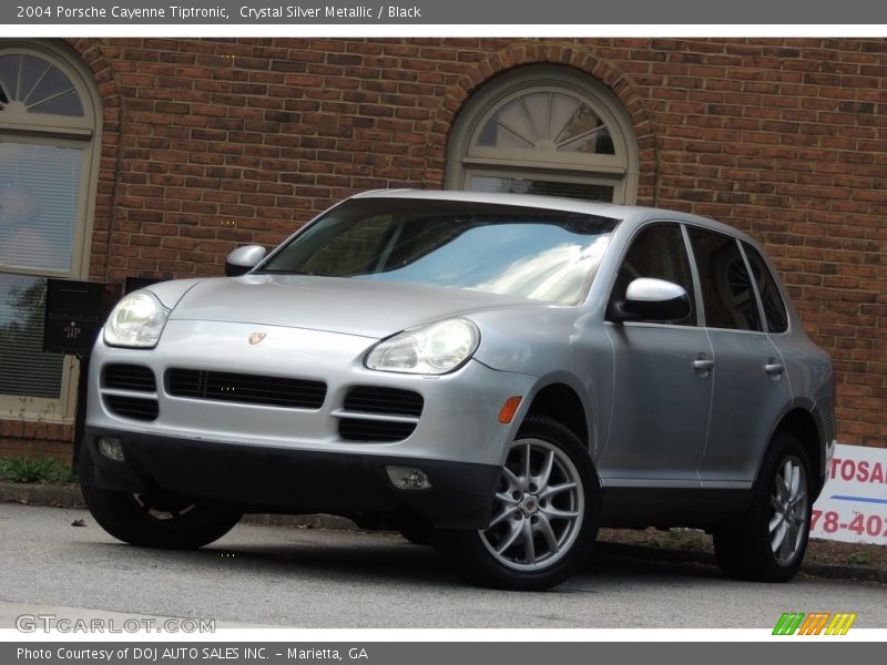Crystal Silver Metallic / Black 2004 Porsche Cayenne Tiptronic