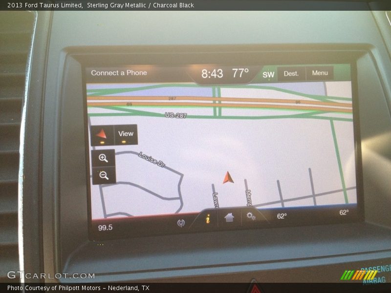Sterling Gray Metallic / Charcoal Black 2013 Ford Taurus Limited