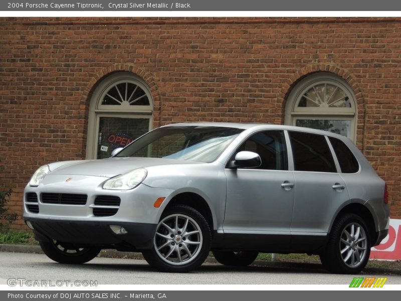 Crystal Silver Metallic / Black 2004 Porsche Cayenne Tiptronic