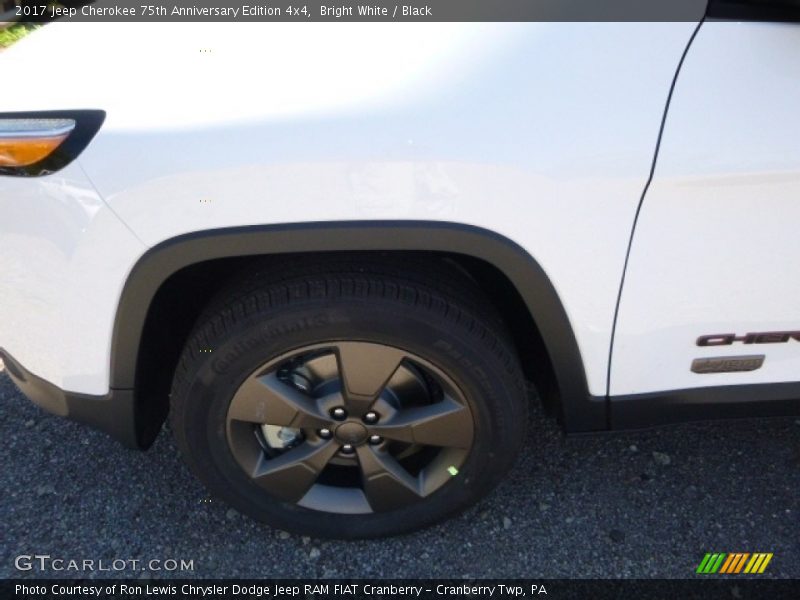 Bright White / Black 2017 Jeep Cherokee 75th Anniversary Edition 4x4