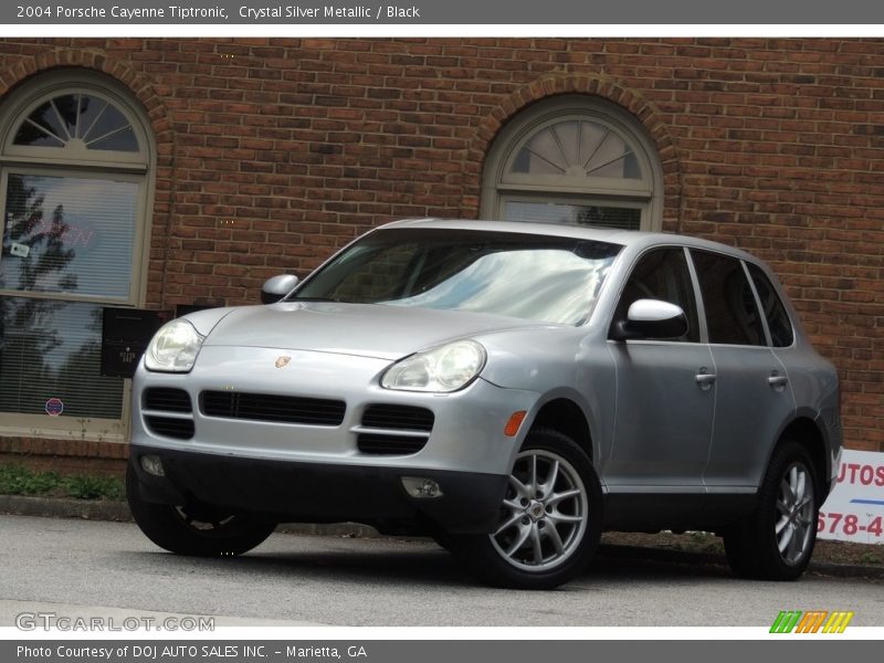 Crystal Silver Metallic / Black 2004 Porsche Cayenne Tiptronic