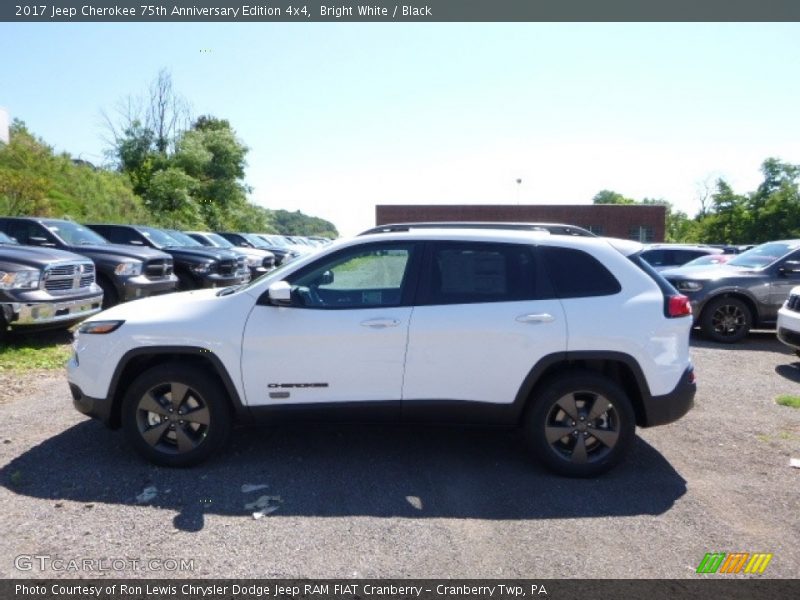 Bright White / Black 2017 Jeep Cherokee 75th Anniversary Edition 4x4