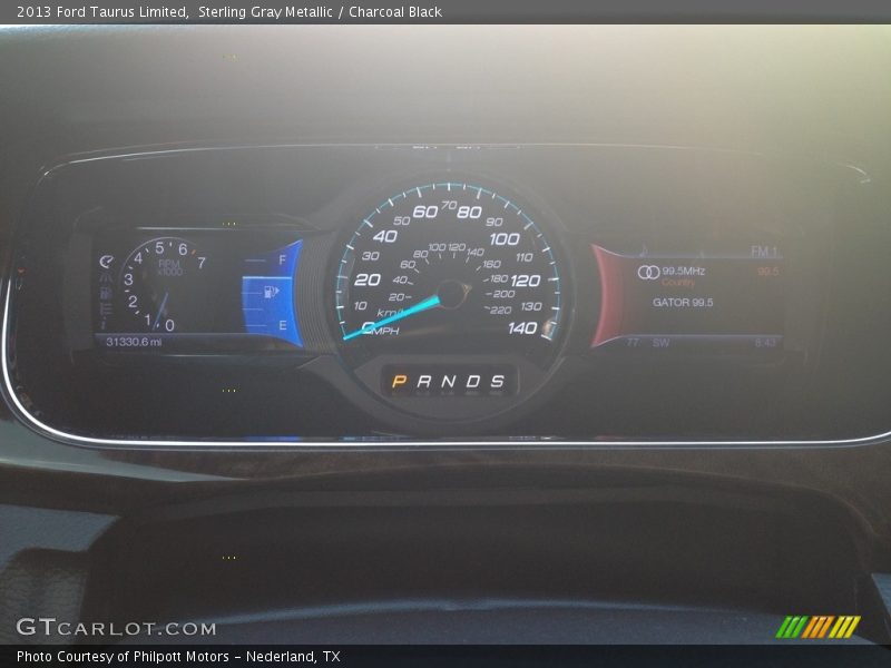 Sterling Gray Metallic / Charcoal Black 2013 Ford Taurus Limited