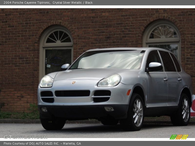 Crystal Silver Metallic / Black 2004 Porsche Cayenne Tiptronic