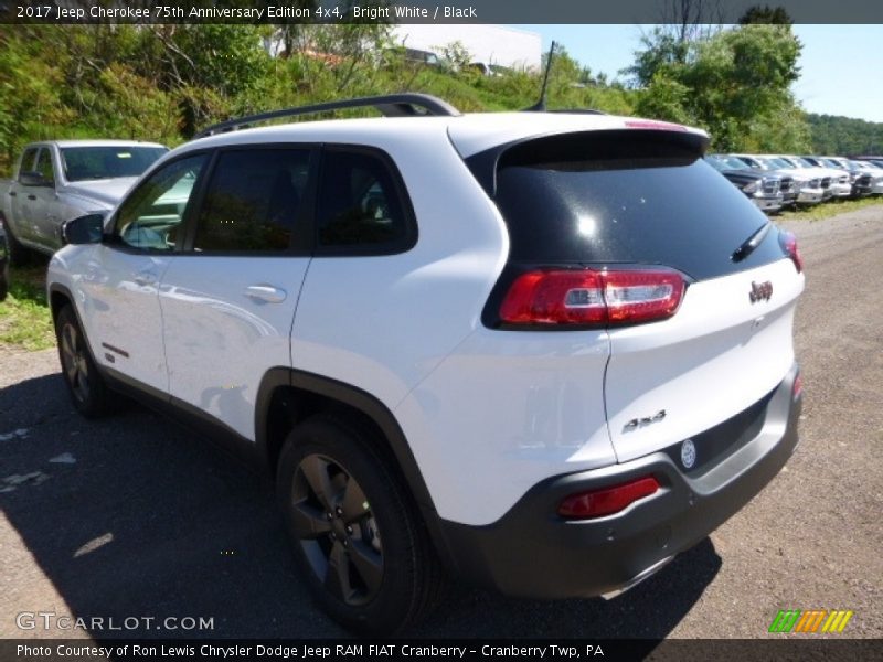 Bright White / Black 2017 Jeep Cherokee 75th Anniversary Edition 4x4