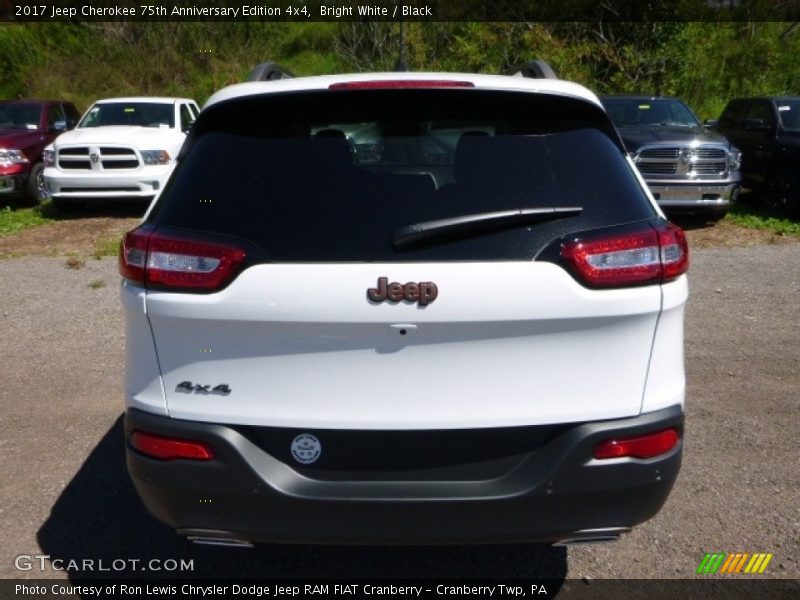 Bright White / Black 2017 Jeep Cherokee 75th Anniversary Edition 4x4