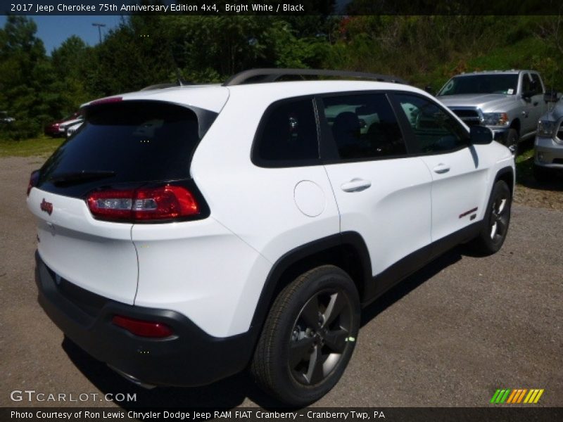 Bright White / Black 2017 Jeep Cherokee 75th Anniversary Edition 4x4