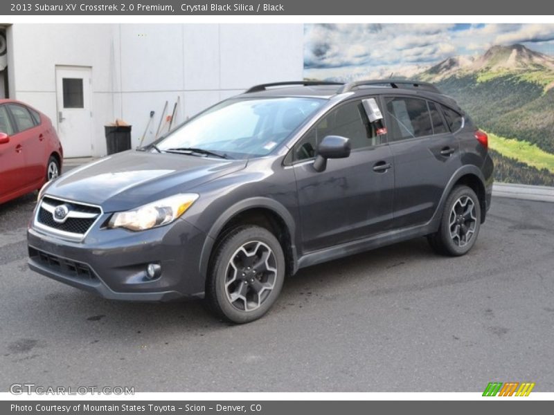 Crystal Black Silica / Black 2013 Subaru XV Crosstrek 2.0 Premium