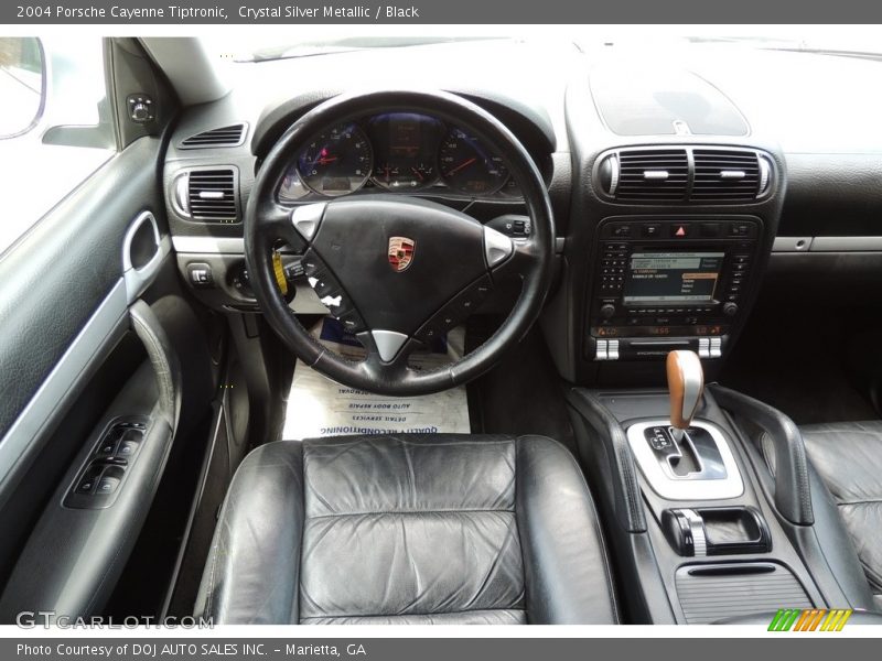Crystal Silver Metallic / Black 2004 Porsche Cayenne Tiptronic