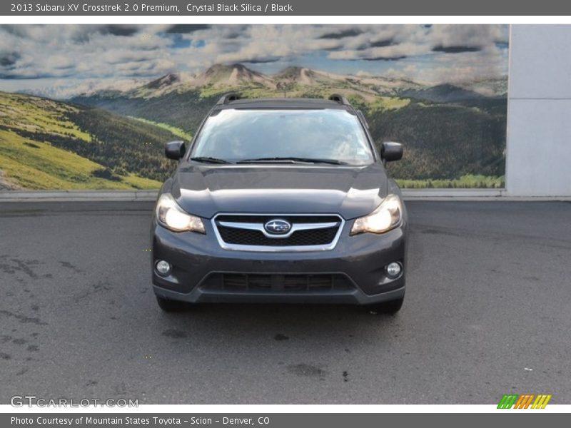 Crystal Black Silica / Black 2013 Subaru XV Crosstrek 2.0 Premium