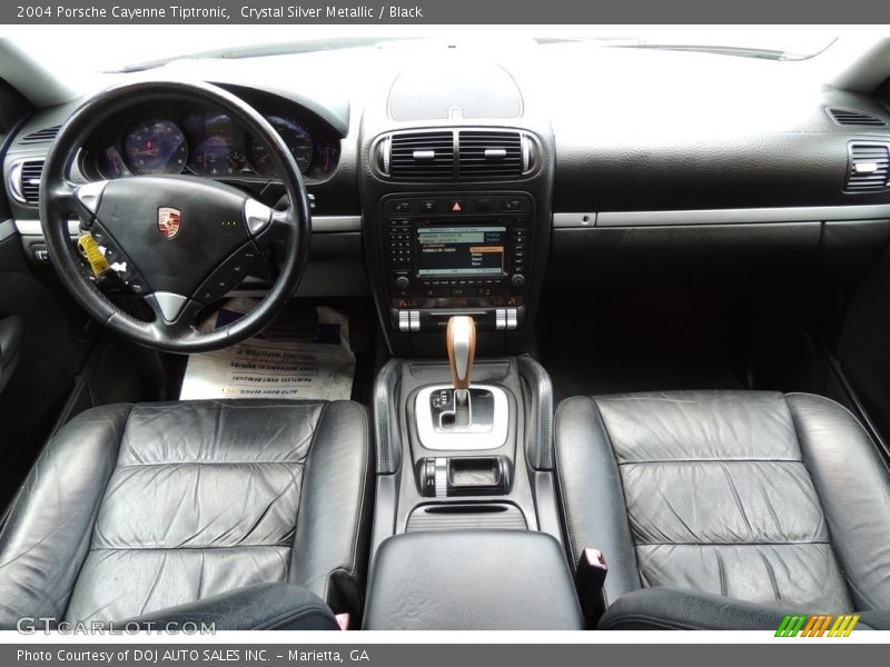 Crystal Silver Metallic / Black 2004 Porsche Cayenne Tiptronic