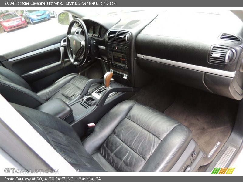 Crystal Silver Metallic / Black 2004 Porsche Cayenne Tiptronic