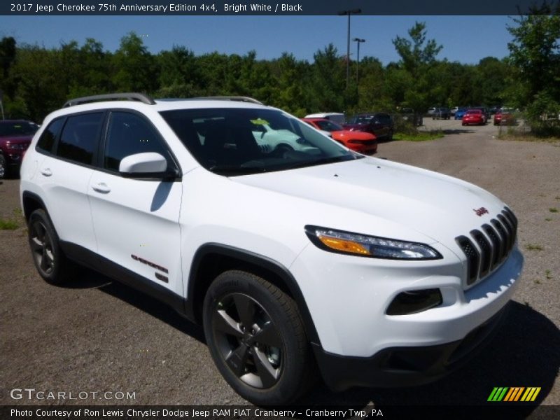 Bright White / Black 2017 Jeep Cherokee 75th Anniversary Edition 4x4