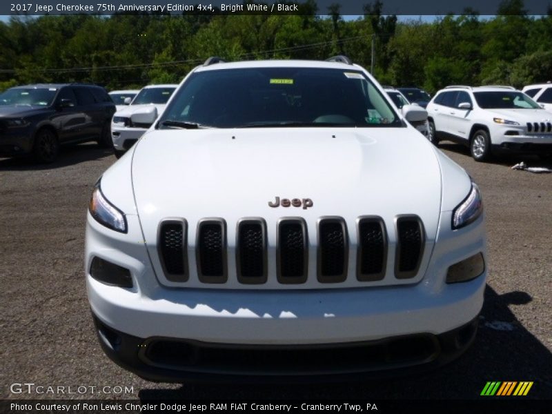 Bright White / Black 2017 Jeep Cherokee 75th Anniversary Edition 4x4