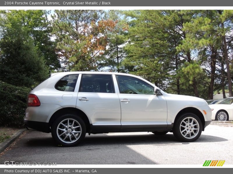 Crystal Silver Metallic / Black 2004 Porsche Cayenne Tiptronic
