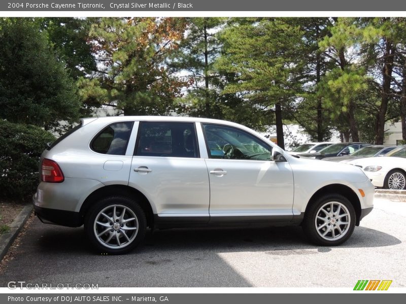 Crystal Silver Metallic / Black 2004 Porsche Cayenne Tiptronic