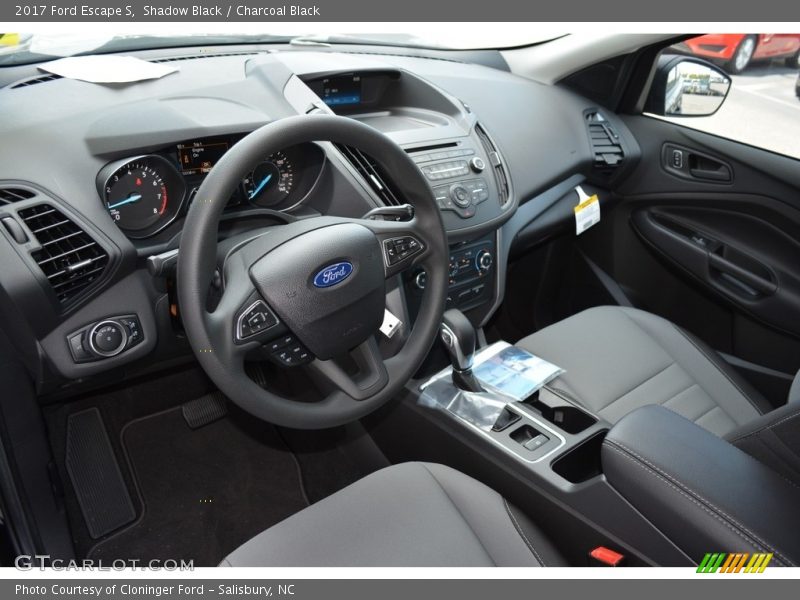 Shadow Black / Charcoal Black 2017 Ford Escape S