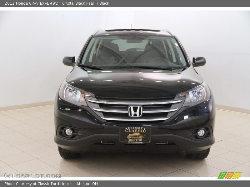Crystal Black Pearl / Black 2012 Honda CR-V EX-L 4WD