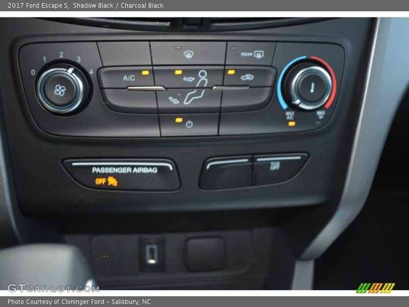 Shadow Black / Charcoal Black 2017 Ford Escape S