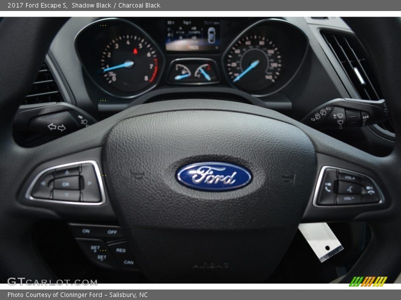 Shadow Black / Charcoal Black 2017 Ford Escape S