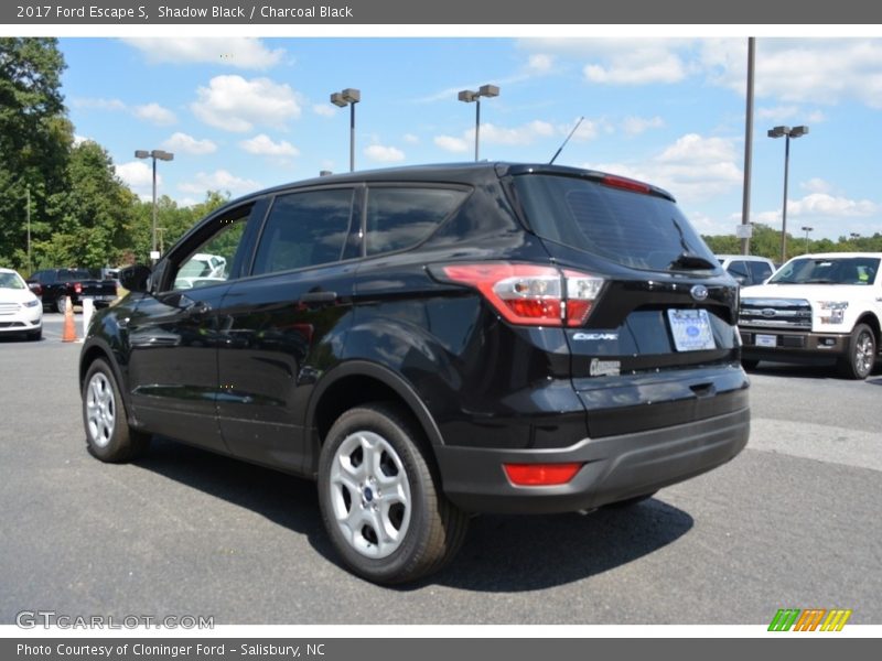 Shadow Black / Charcoal Black 2017 Ford Escape S