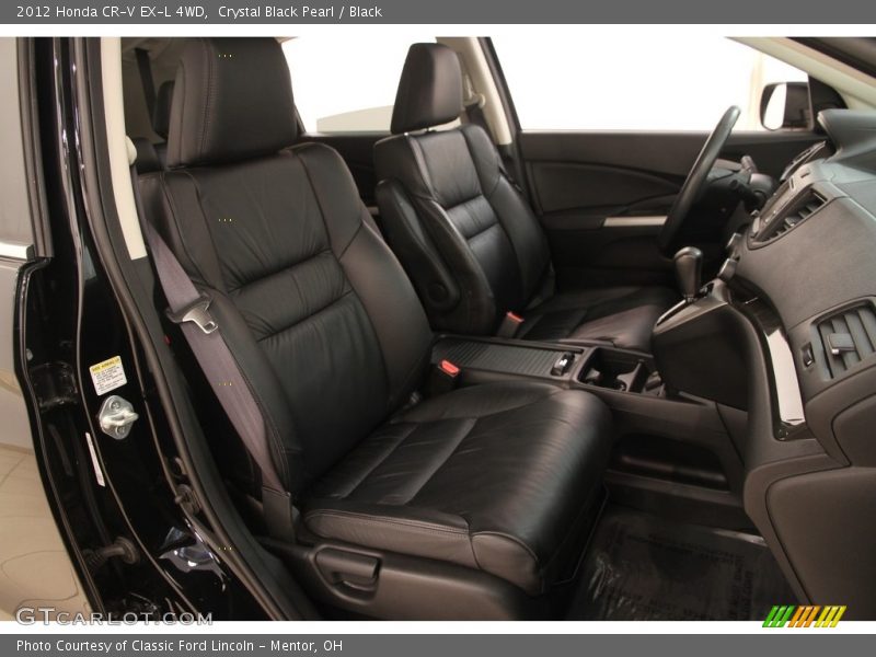 Crystal Black Pearl / Black 2012 Honda CR-V EX-L 4WD