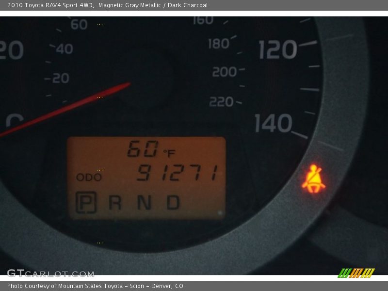 Magnetic Gray Metallic / Dark Charcoal 2010 Toyota RAV4 Sport 4WD
