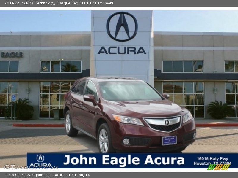 Basque Red Pearl II / Parchment 2014 Acura RDX Technology