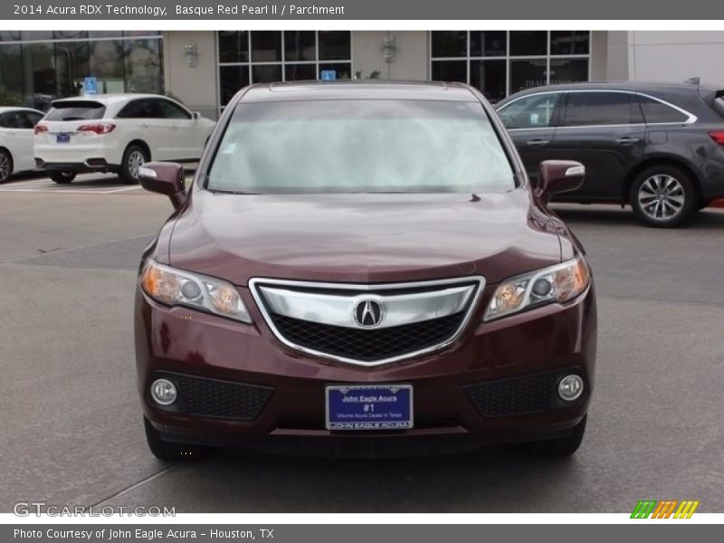 Basque Red Pearl II / Parchment 2014 Acura RDX Technology