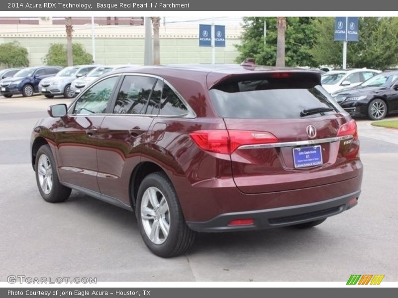 Basque Red Pearl II / Parchment 2014 Acura RDX Technology