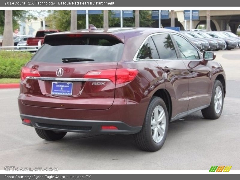 Basque Red Pearl II / Parchment 2014 Acura RDX Technology