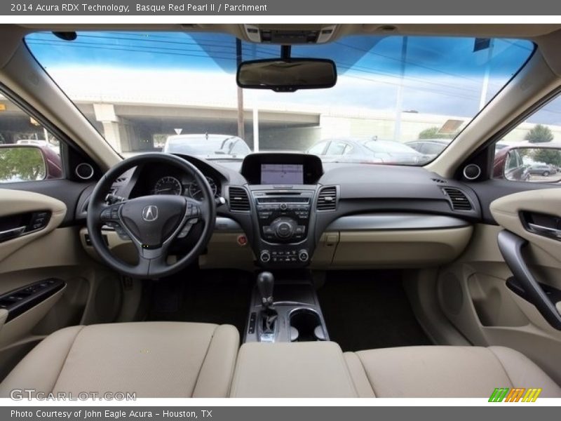 Basque Red Pearl II / Parchment 2014 Acura RDX Technology