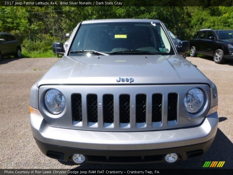 Billet Silver Metallic / Dark Slate Gray 2017 Jeep Patriot Latitude 4x4