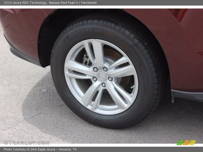 Basque Red Pearl II / Parchment 2014 Acura RDX Technology