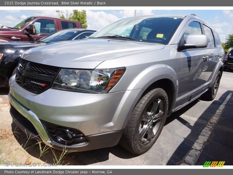 Billet Silver Metallic / Black 2015 Dodge Journey Crossroad