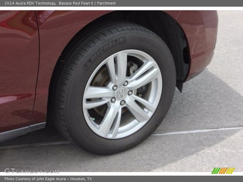 Basque Red Pearl II / Parchment 2014 Acura RDX Technology