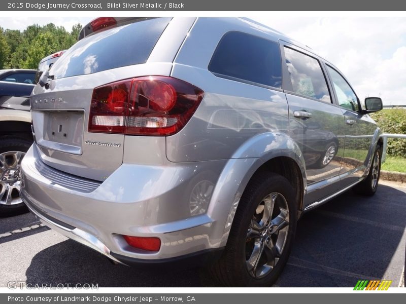 Billet Silver Metallic / Black 2015 Dodge Journey Crossroad