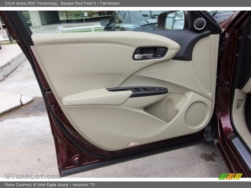 Basque Red Pearl II / Parchment 2014 Acura RDX Technology
