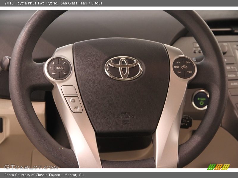 Sea Glass Pearl / Bisque 2013 Toyota Prius Two Hybrid