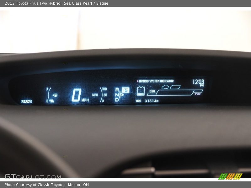 Sea Glass Pearl / Bisque 2013 Toyota Prius Two Hybrid