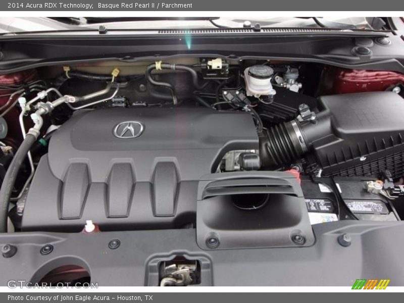Basque Red Pearl II / Parchment 2014 Acura RDX Technology