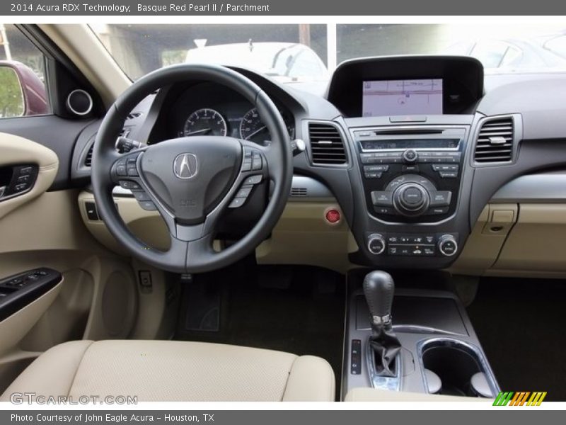 Basque Red Pearl II / Parchment 2014 Acura RDX Technology