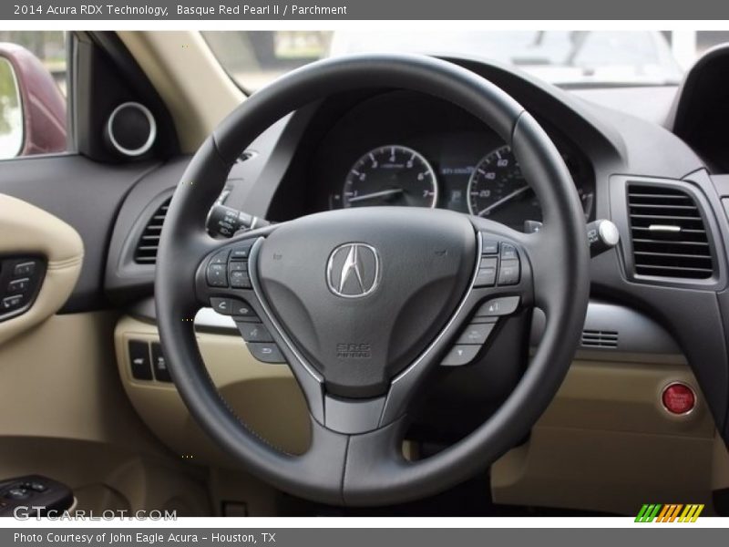 Basque Red Pearl II / Parchment 2014 Acura RDX Technology