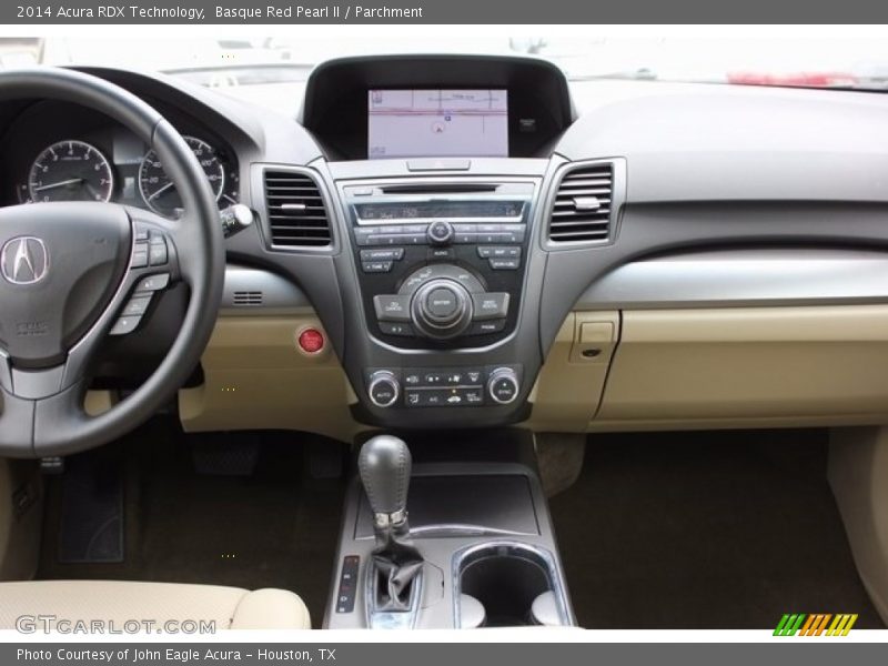 Basque Red Pearl II / Parchment 2014 Acura RDX Technology