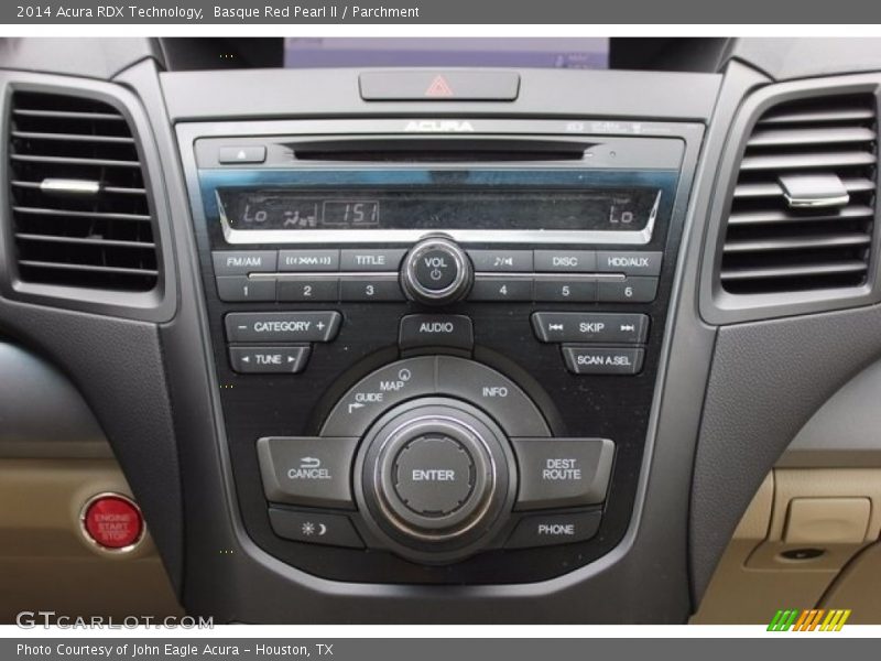 Basque Red Pearl II / Parchment 2014 Acura RDX Technology